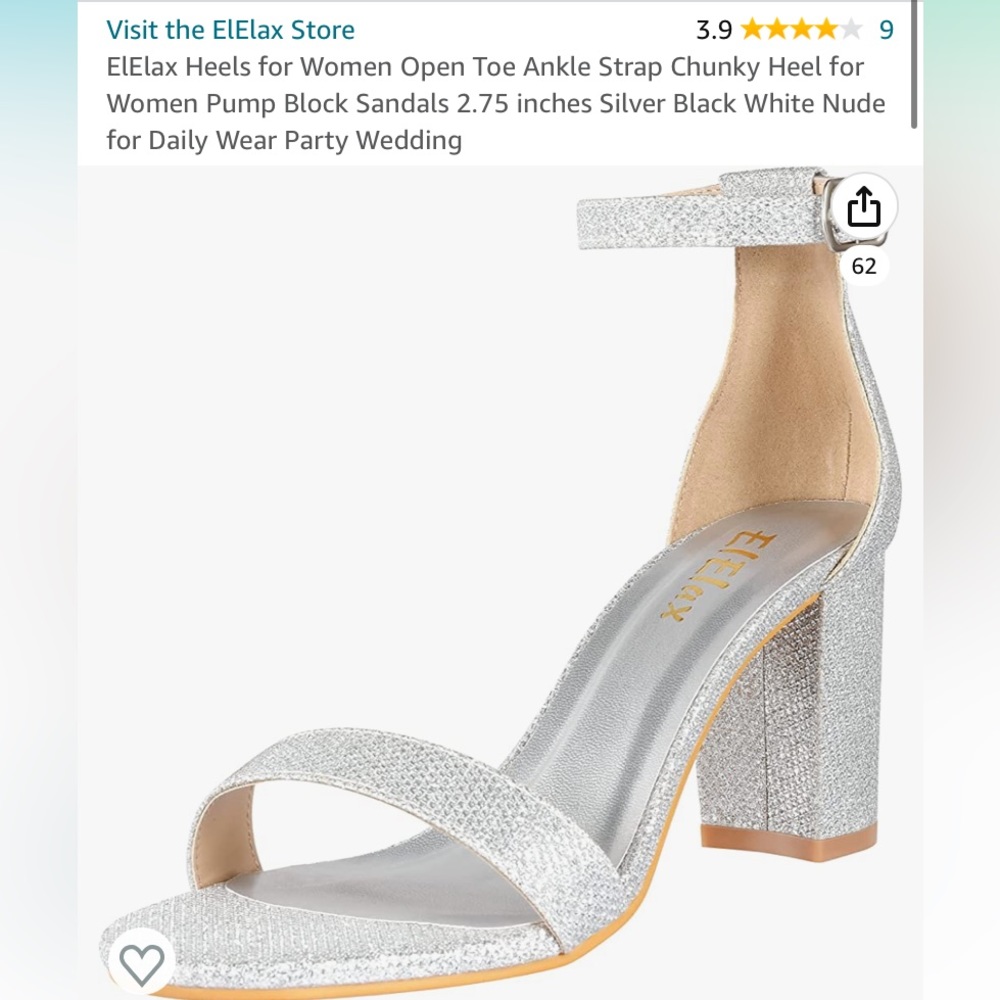 ElElax heels brand new